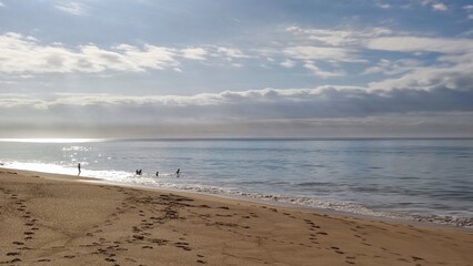 beach and sea