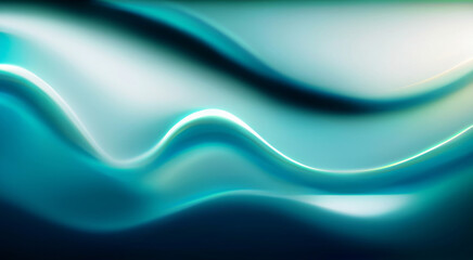 Fototapeta premium Abstract blue water waves background with liquid fluid texture