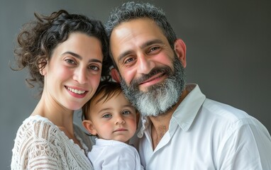 Portrait of Happy jewish family
