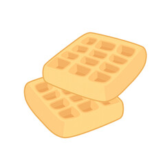 waffles isolated 
