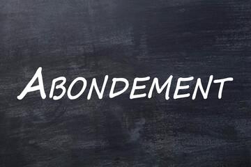 Fototapeta premium Abondement tableau