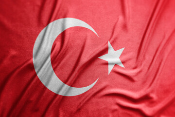 Türk bayrağı. Translation: Turkish flag.