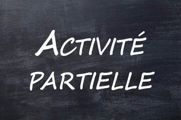 Fototapeta premium Activité partielle tableau