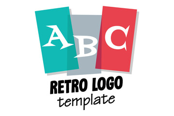 Retro Logo Template | Classic Look of 50s and 60s Mid Century Logos | Vintage Design Elements