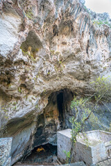 Cennet and Cehennem (English: heaven and hell) are the names of two large sinkholes in the Taurus Mountains, in Mersin Province, Turkey. The sinkholes are among the tourist attractions of the province