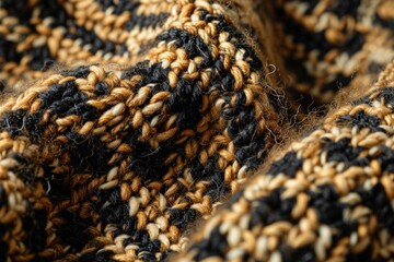 close up of a wool
