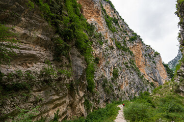 Fara San Martino-Palombaro nature reserve, Chieti. The Gorges of San Martino