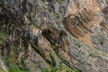 Fara San Martino-Palombaro nature reserve, Chieti. The Gorges of San Martino