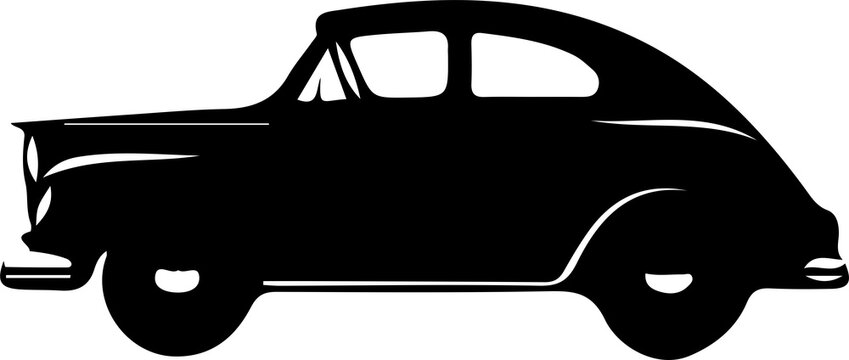 Black car silhouette 