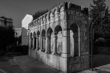 Isernia, Molise. The Fraternal Fountain.