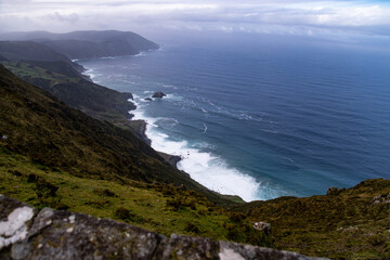 Fototapeta na wymiar Galician cliffs