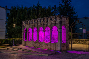 Isernia, Molise. The Fraternal Fountain.