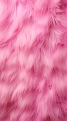 Close up of Glamour vibrant pink texture of soft fur. Dyed animal fur. Concept is Softness, Comfort and Luxury. Can be used as Background, Fashion, Textile, Interior Design. Vertical format