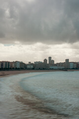 Moody Beachfront - A Glimpse of the Urban Coast