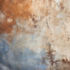 Dilapidated background, like chipped old paint, ai generated