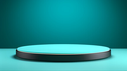 Simple product booth, podium, stage, product commercial photography background, cosmetics booth, 3D rendering