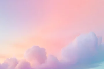 Tuinposter Smooth gradient pastel colors sky, Pastel sky background, beautiful sky background, Sunset sky © ins.dsign
