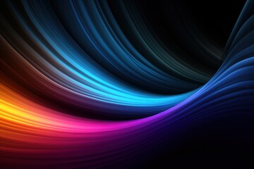 Fototapeta premium Abstract Colorful waves and Lines background for design and presentation
