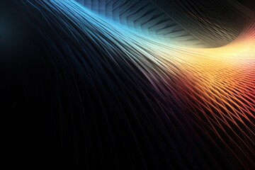Abstract Colorful waves and Lines background for design and presentation