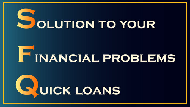 vector image logo for the slogan bank loan department