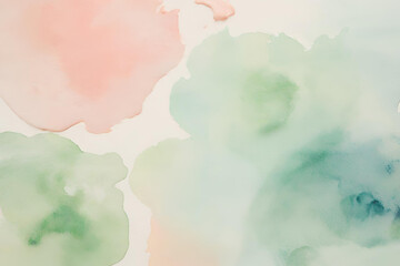 Watercolor wash in pastel hues background, watercolor background
