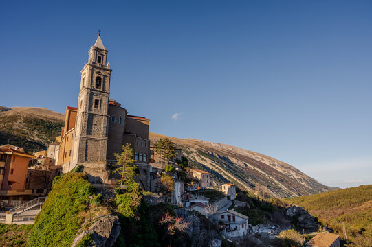 Palena, Abruzzo Church of San Falco and Sant'Antonino.