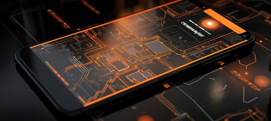 Circuit board of a smartphone