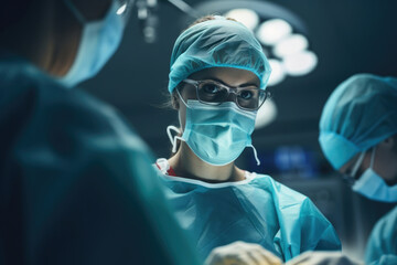 Health surgical medicine nurse clinical surgery hospital operation doctor surgeon - obrazy, fototapety, plakaty