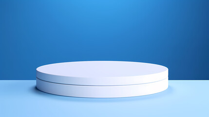 Simple product booth, podium, stage, product commercial photography background, cosmetics booth, 3D rendering