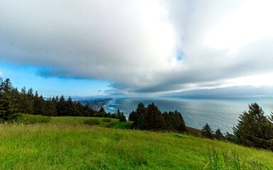 landscape with mountains