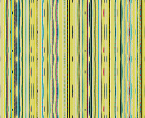 Banana Yellow Tropical Distressed Stripe Seamless Pattern