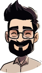 Obraz premium Gesicht Skizze Sportler avatar Vektor gezeichnet Tuschezeichnung