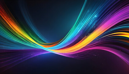 Wild colorful dynamic abstract wallpaper background