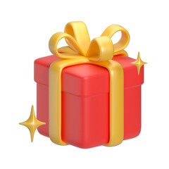 3D Red Gift