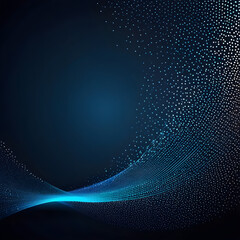 Obraz premium Abstract technology particles lines mesh background. Vector abstract graphic design banner pattern background web template.