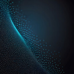 Obraz premium Abstract technology particles lines mesh background. Vector abstract graphic design banner pattern background web template.