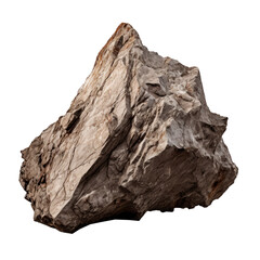 Rock isolated on transparent background. PNG