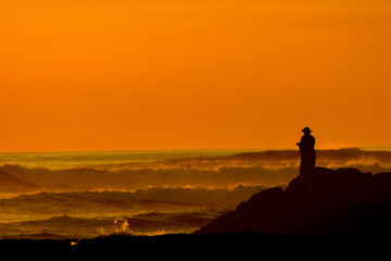 Embark on a journey of serenity with this captivating sunset photograph taken on a pristine Costa...