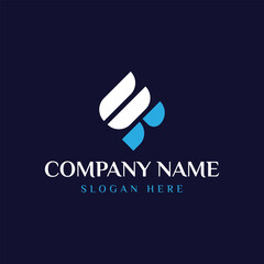 Monogram creative of letter S V R or V R vector logo design