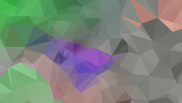 abstract geometric background Low Poly spiral animation video Triangels colorful