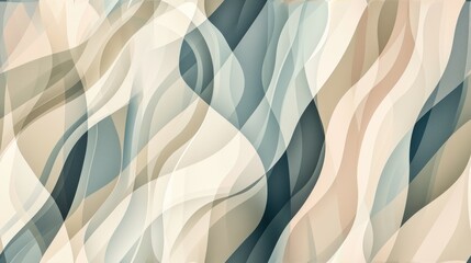  an abstract background with wavy lines in blue, beige, beige, and white colors, with a black center in the middle of the image.