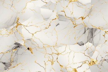 Marble texture with gold, abstract background. Generated by artificial intelligence