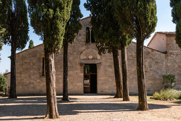 The old Romanesque monastery Santa Maria Assunta a Cellole