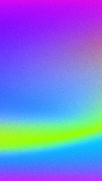 Vertical abstract background wallpaper in a neon dreamy tropical grainy gradient blur