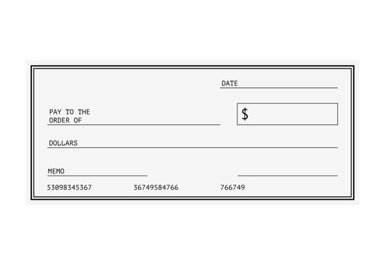 Blank White Check transparent background