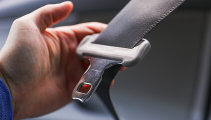 car seatbelt, safety device in vehicle, symbolic protection and security
