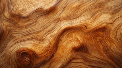 : Detailed view of the grain and texture in a piece of high-quality natural wooden laminate. 8k - obrazy, fototapety, plakaty