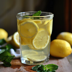 glass of lemonade