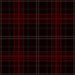 Tartan seamless pattern, red and black can be used in fashion decoration design for printing,clothes, tablecloths, blankets, bedding, paper,fabric and other textile products. Vector illustration