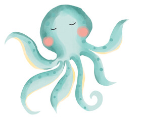 Cute Octopus Illustration